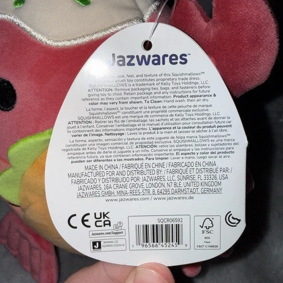 BNWT: 7.5” Lorono (Lobster Roll) Squishmallow - Picture 5 of 10